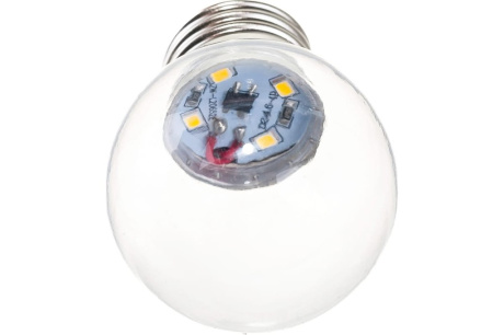 Купить Лампа LED-G45-1W 3000К  E27/FR/C Volpe фото №2