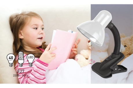 Купить Настольная лампа "Эра" N-102-E27-40W-BK черная С0041424 фото №6