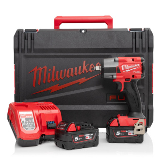 Купить Гайковерт аккумуляторный Milwaukee M18 FMTIW2F12-502X FUEL Li-Ion 5Ач фото №1